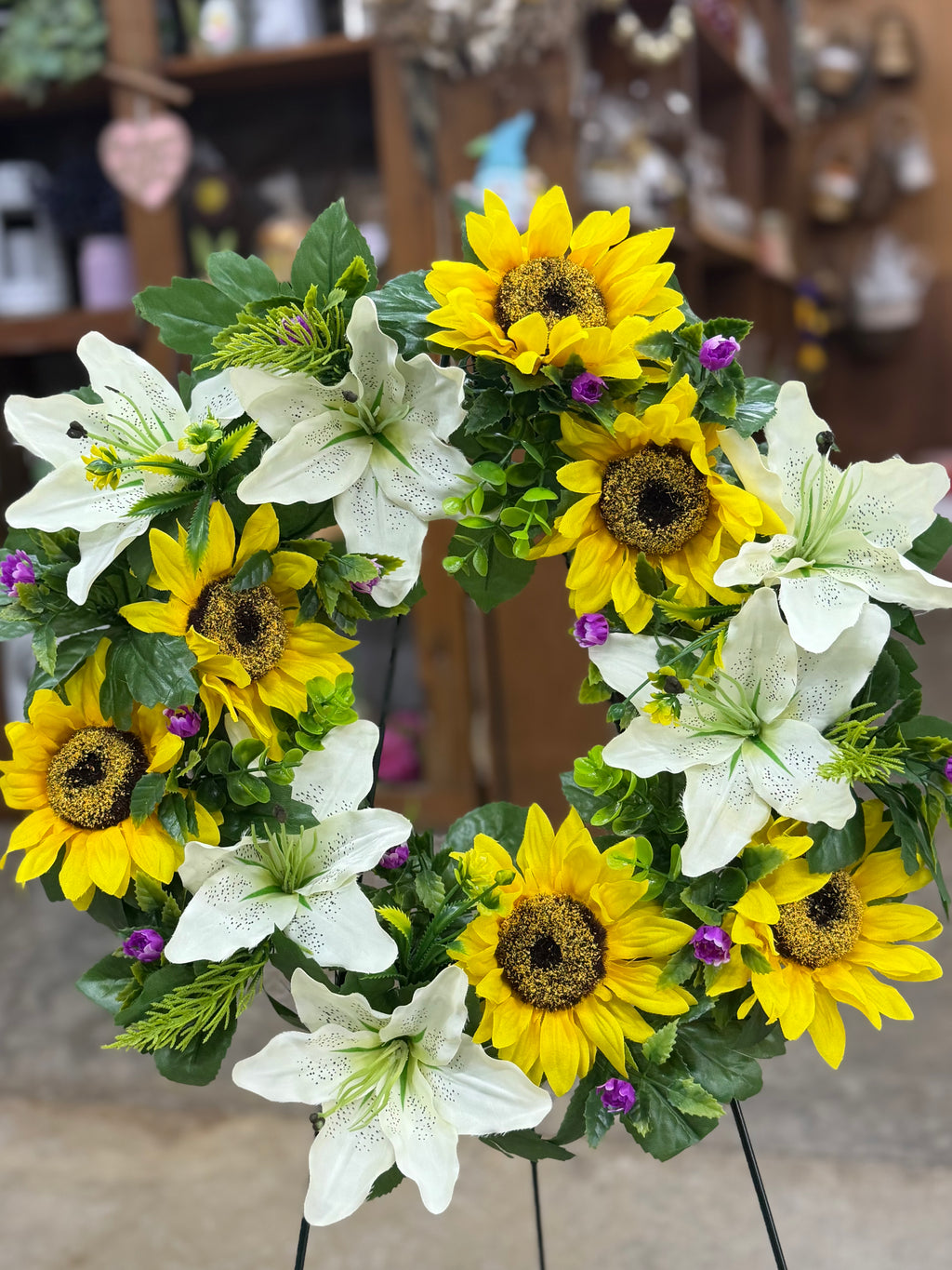 Silk - Cemetary Wreath
