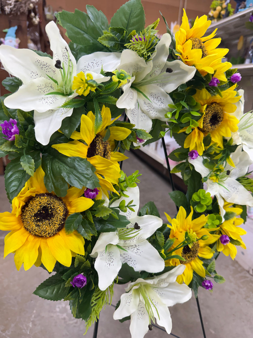 Silk - Cemetary Wreath